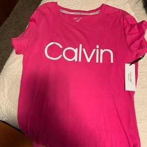 Calvin Klein performance logo T shirt brand new